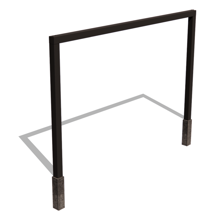 Pérgola em aço - Reta - 400 x 230 cm