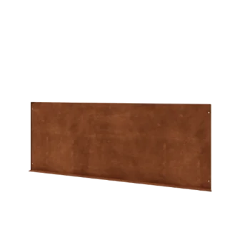Vedação decorativa em aço corten V - Painel - 149 x 3 x 60 cm