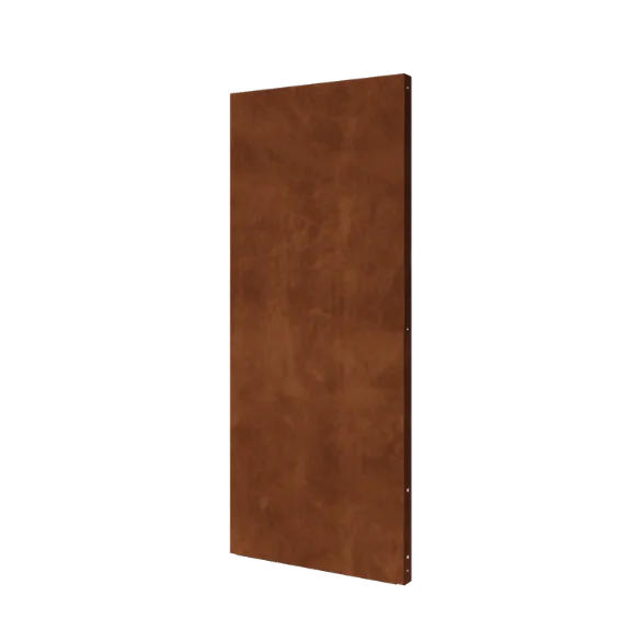 Painel decorativo em aço corten - Base - 80 x 6 x 190 cm