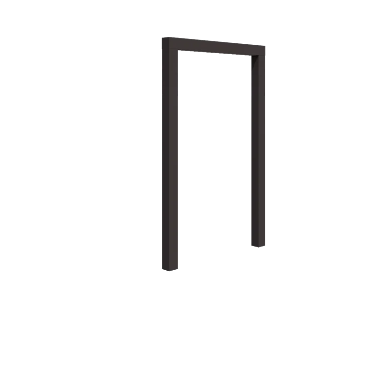 Pérgola em aço - Reta - 150 x 230 cm - Outra cor RAL - Sem base de betão