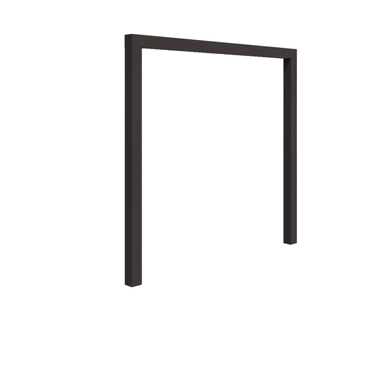 Pérgola em aço - Reta - 250 x 230 cm - Outra cor RAL - Sem base de betão