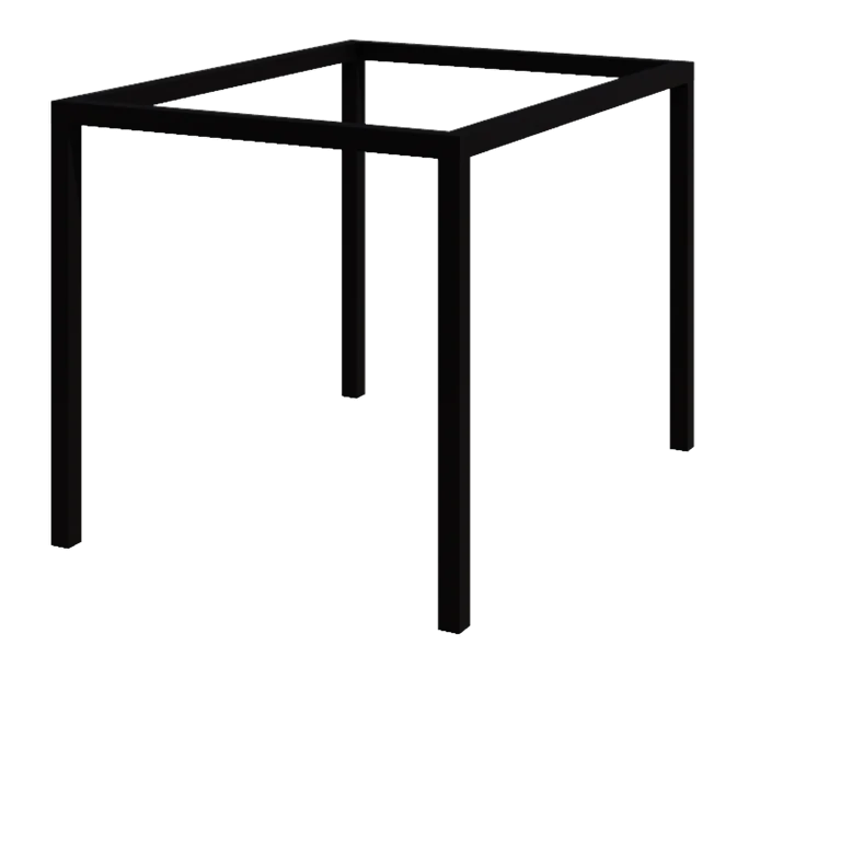 Pérgola em aço - Retângulo - 324 x 250 x 230 cm - RAL9005 fosco (preto) - Sem base de betão