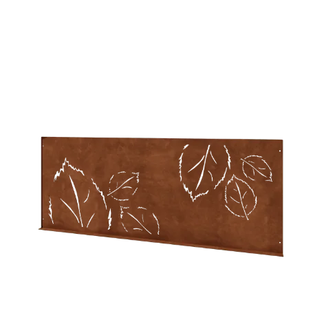 Vedação decorativa em aço corten N - Painel - 149 x 3 x 60 cm
