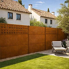 Vedação de jardim & painéis de jardim para privacidade e uma divisão elegante do espaço exterior