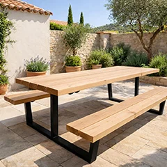 Mobiliário de jardim para uma zona de estar exterior elegante e duradoura